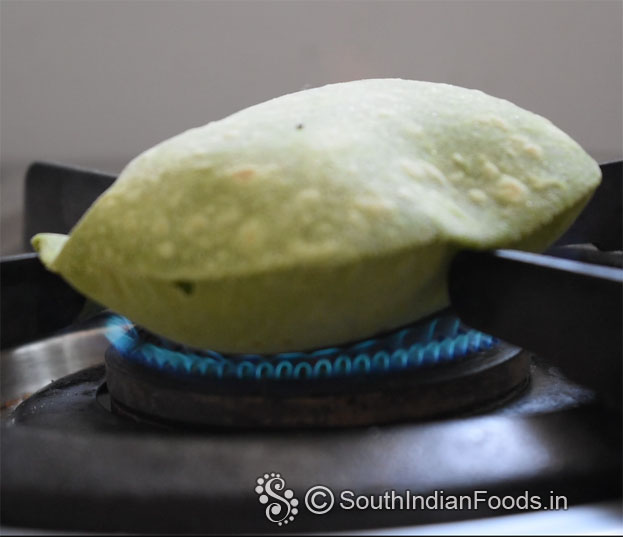 Palak Phulka step 14