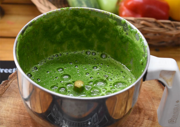 Palak Phulka step 2