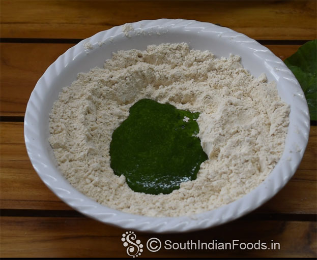 Palak Phulka step 4