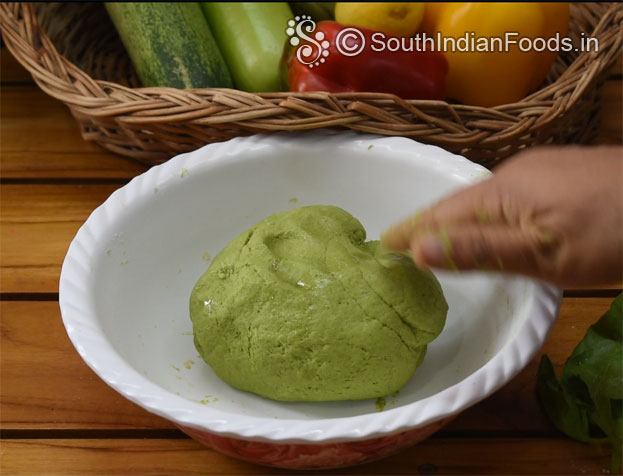 Palak Phulka step 5