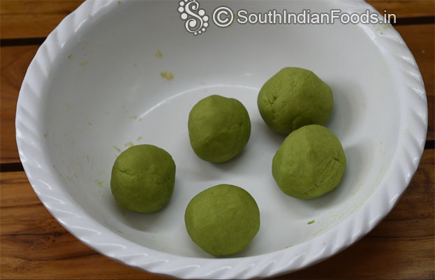 Palak Phulka step 6