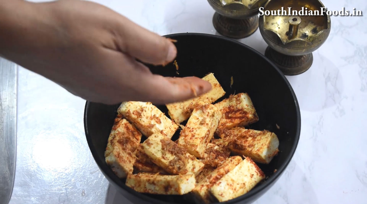 Paneer masala fry