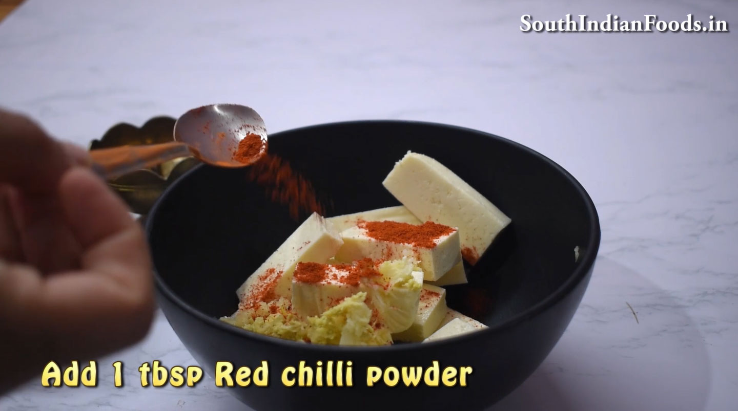 Paneer masala fry