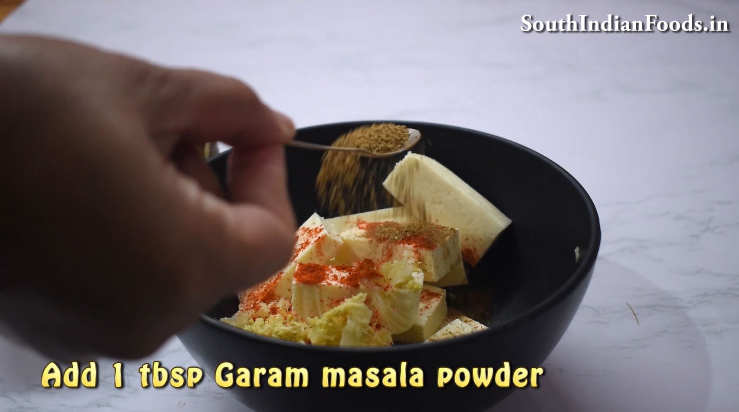 Paneer masala fry