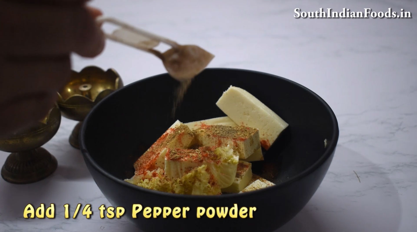 Paneer masala fry