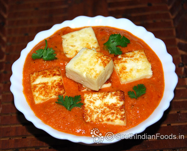Simple Paneer masala