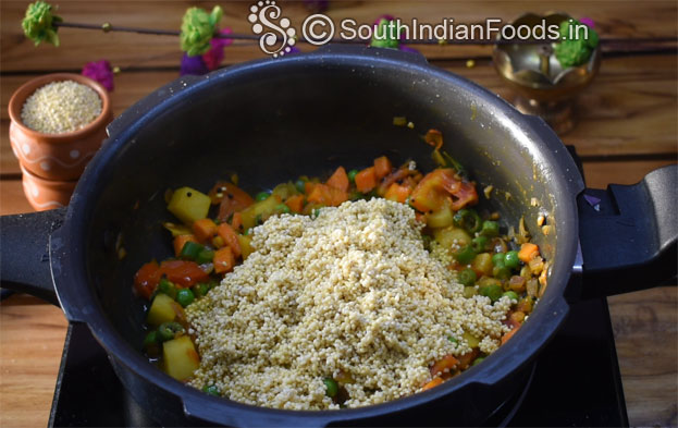 Pani varagu upma step 9