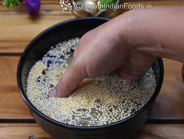 Pani varagu upma step 2