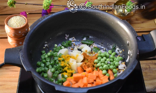 Pani varagu upma step 7
