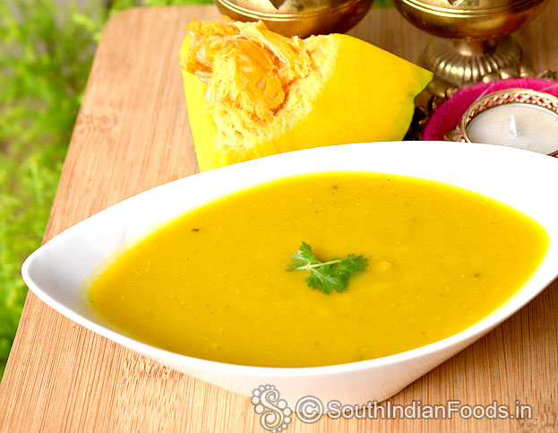 Pumpkin onion soup