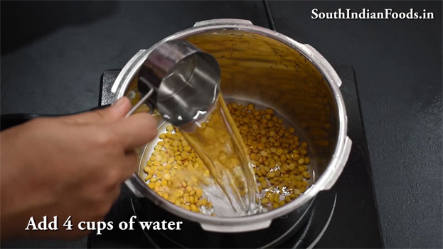 Paruppu poli step 4