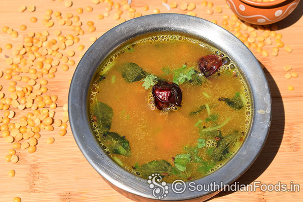 Instant dal rasam