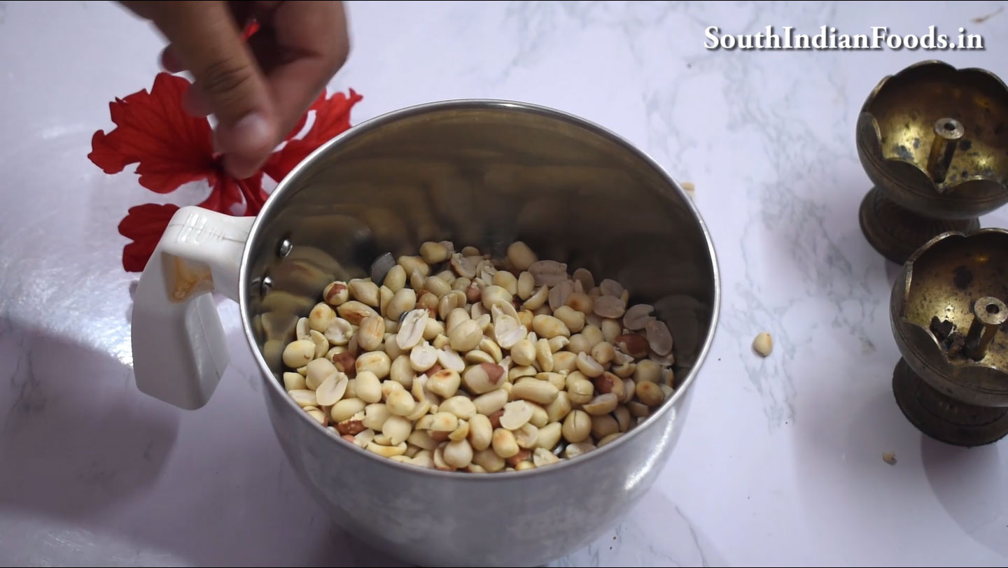 Peanut burfi 