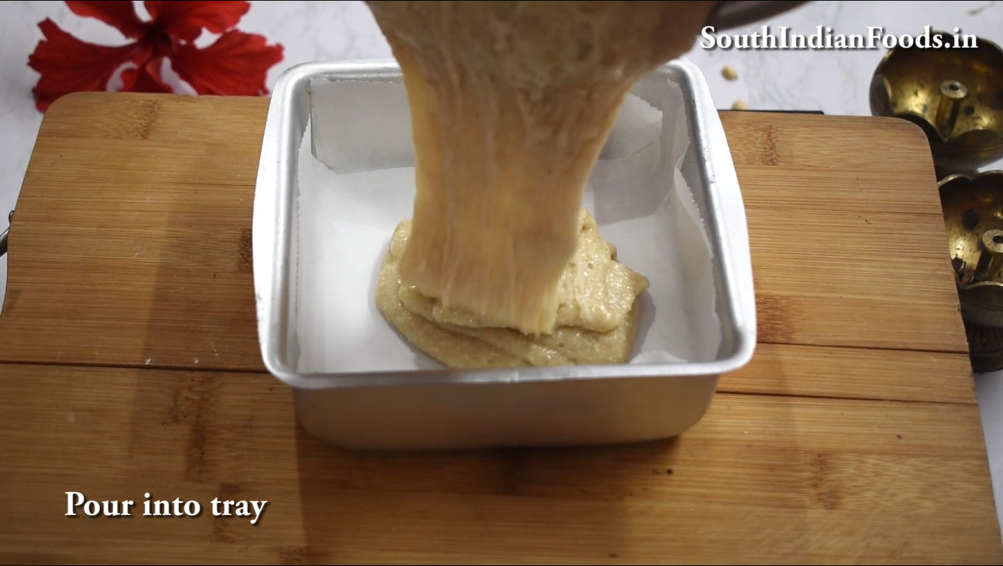 Peanut burfi 
