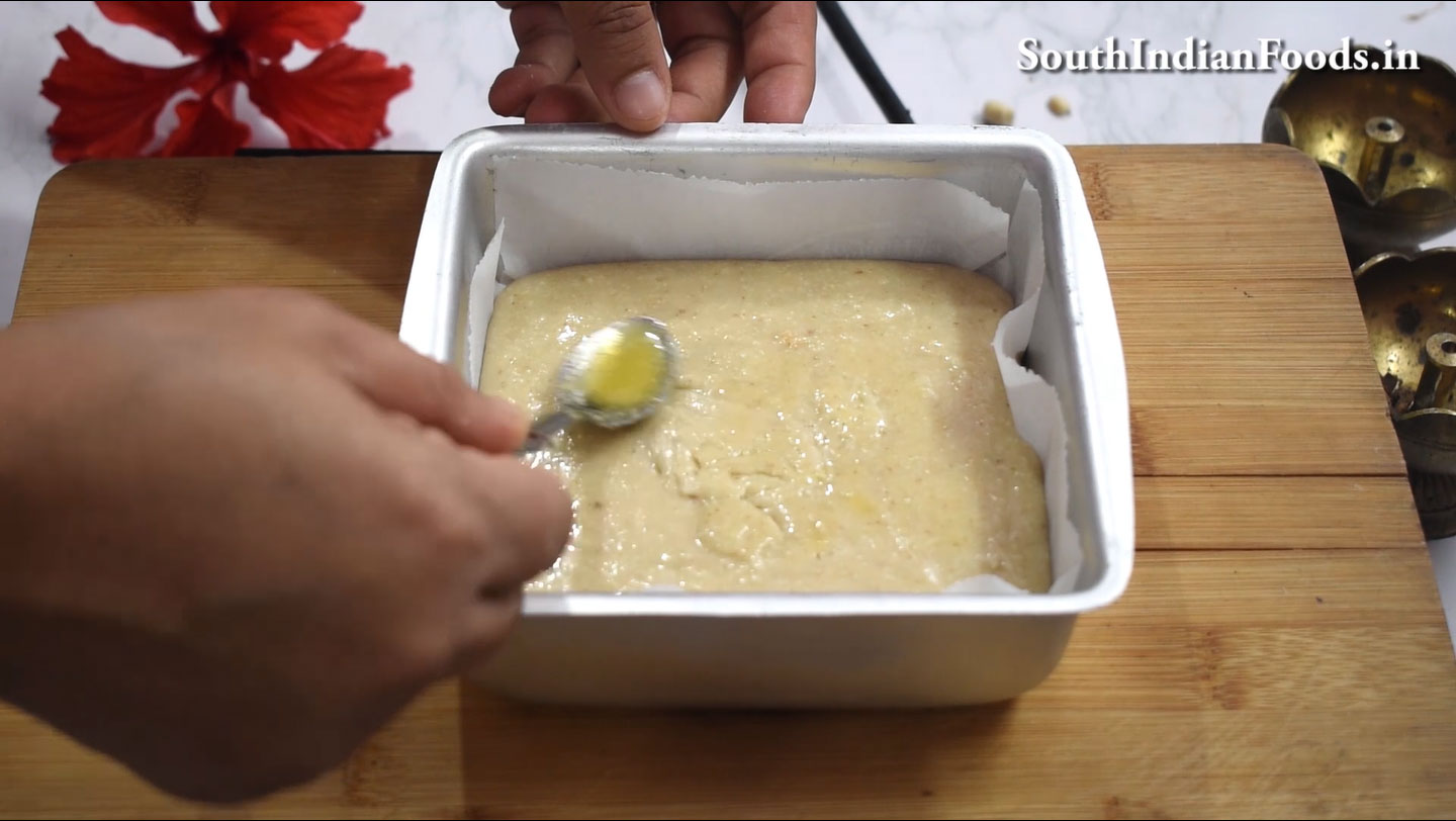 Peanut burfi 