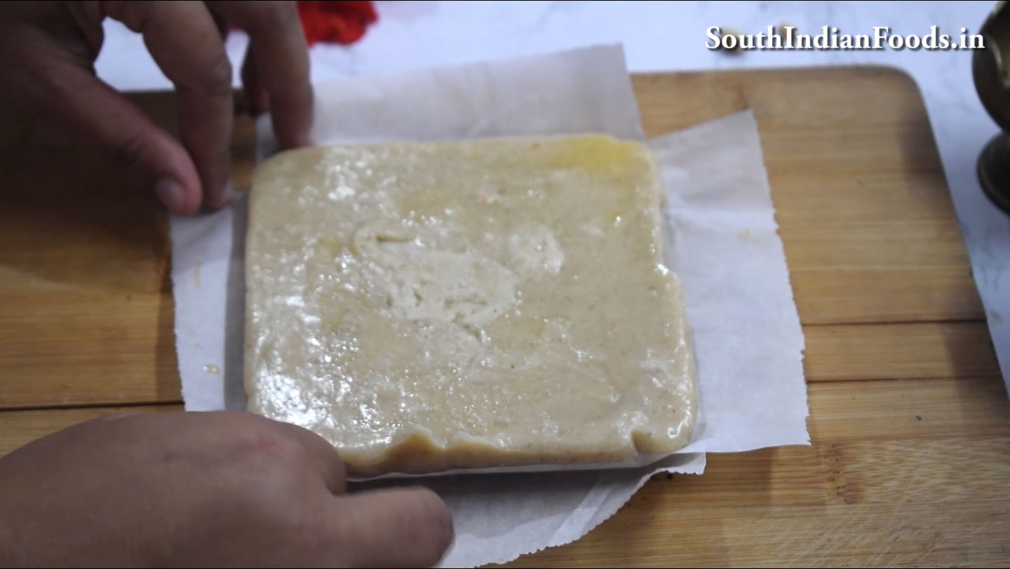 Peanut burfi 