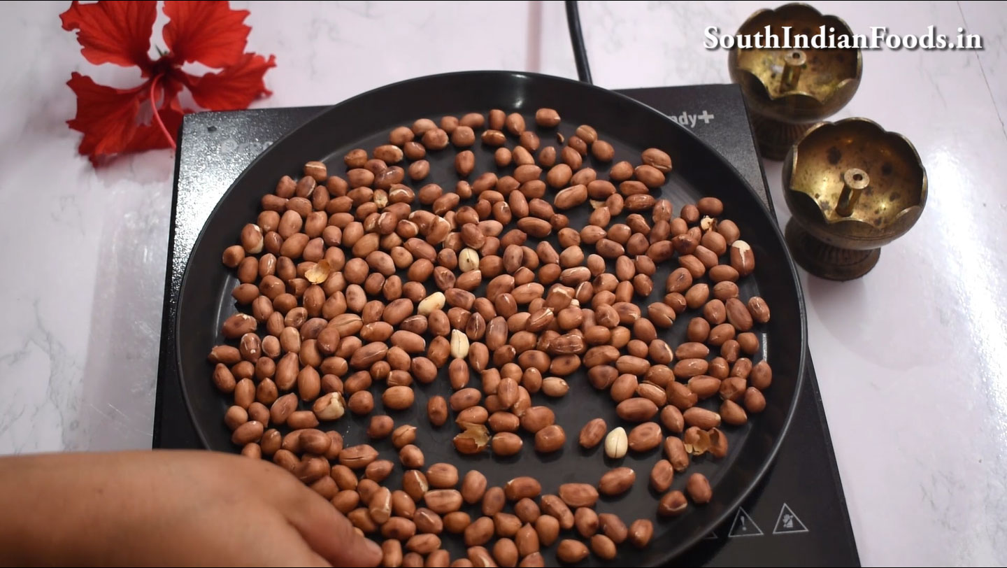 Peanut burfi 