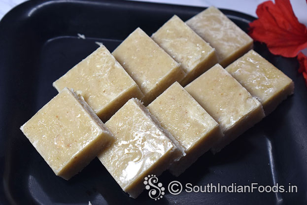 Peanut burfi 
