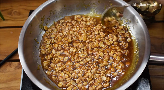 Peanut chikki step 15