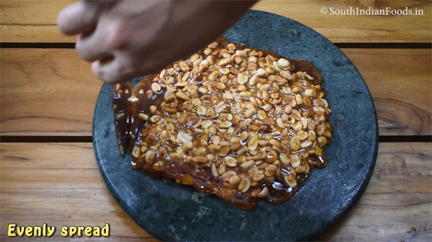 Peanut chikki step 17