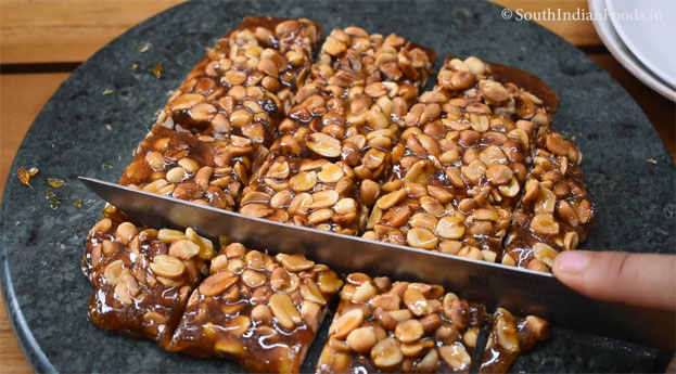 Peanut chikki step 20