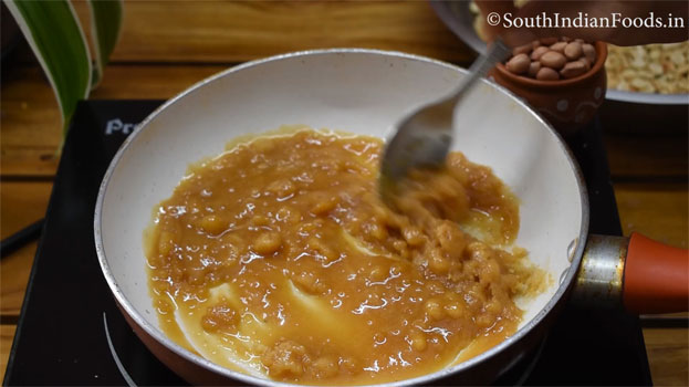 Peanut chikki with jaggery step10