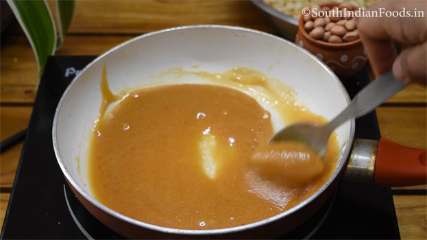 Peanut chikki with jaggery step11