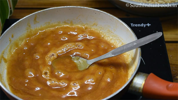 Peanut chikki with jaggery step14