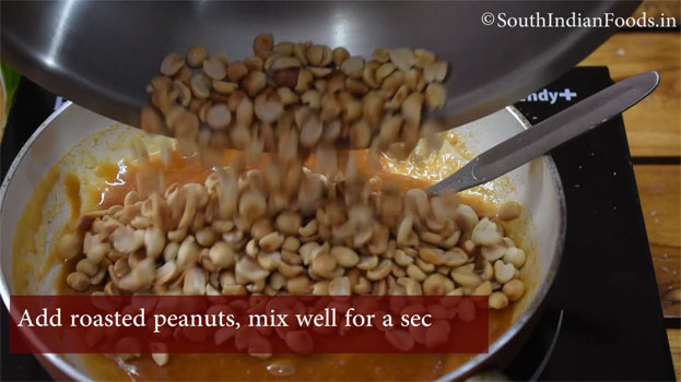 Peanut chikki with jaggery step15