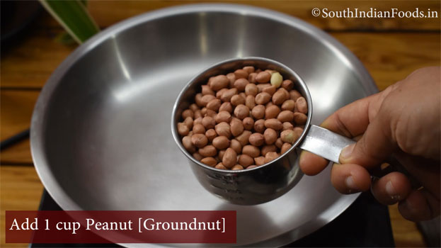 Peanut chikki with jaggery step1