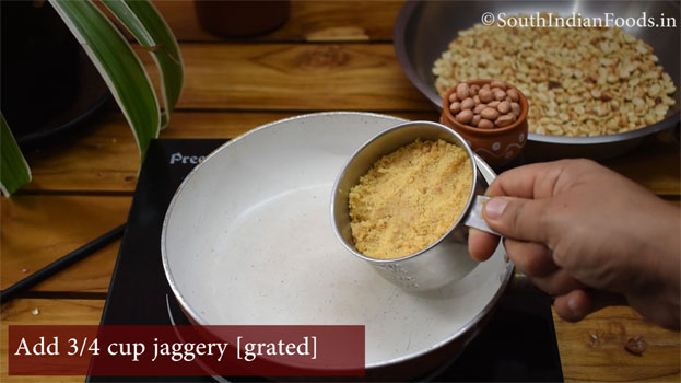Peanut chikki with jaggery step7