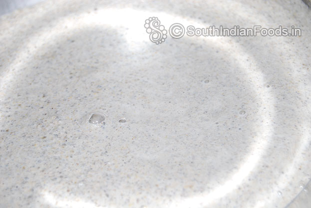 Pearl millet batter-After grinding