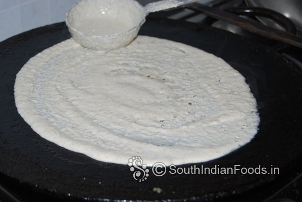 Pour 1 tbsp oil then cover it & cook