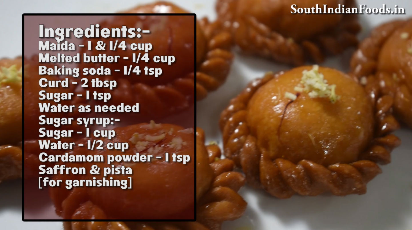 Badusha-Balushahi sweet-Makhan Bada