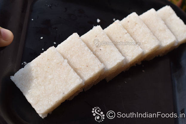 Coconut burfi without condensed milk