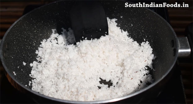 Perfect coconut burfi step 1