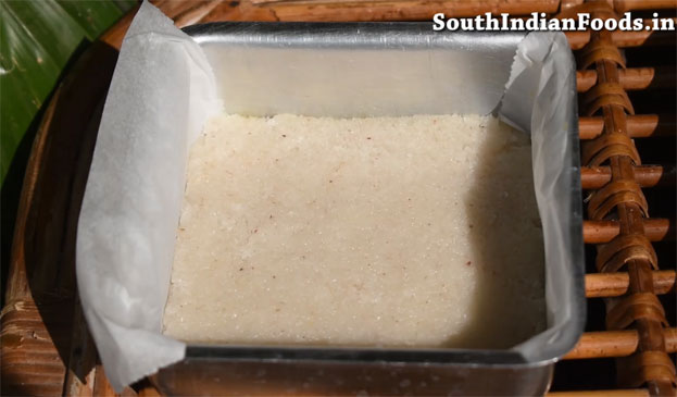 Perfect coconut burfi step 21