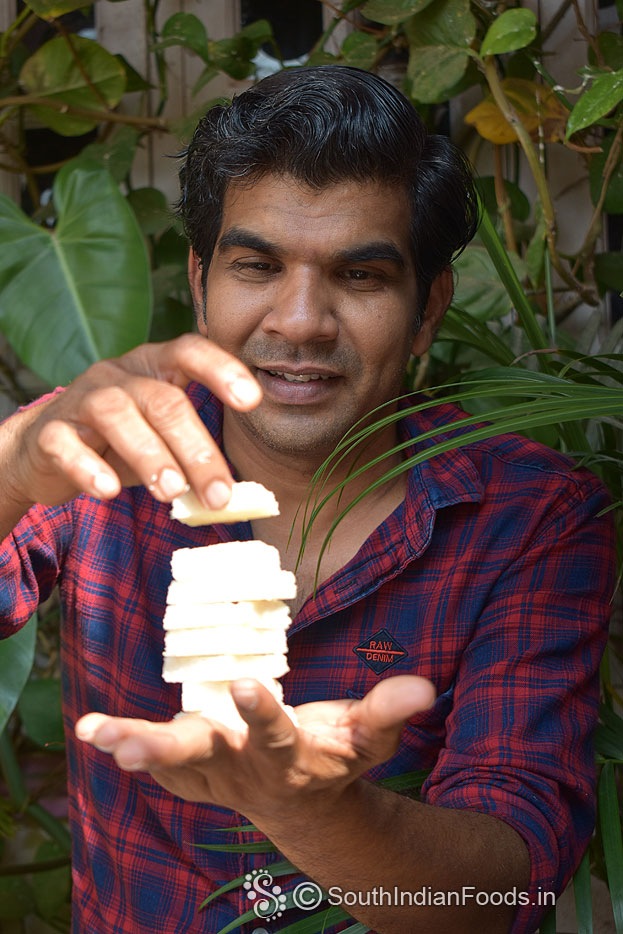 Coconut burfi without ghee