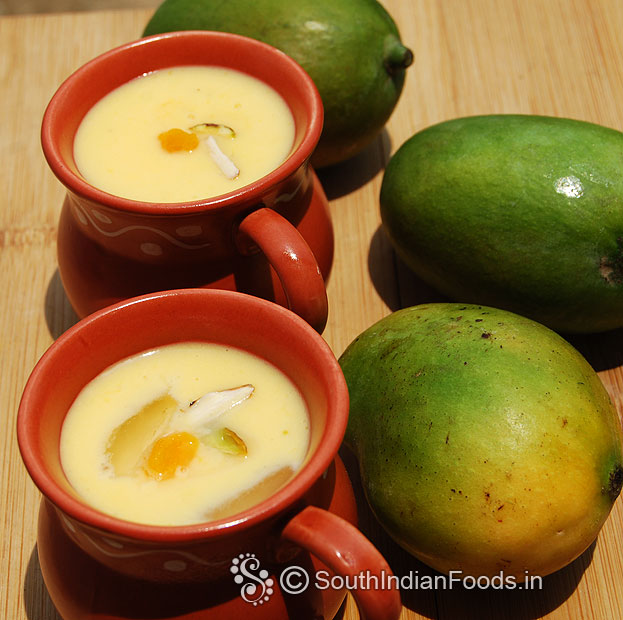 Perfect mango milkshake 