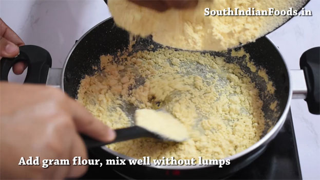 Crispy mysore pak recipe step  11