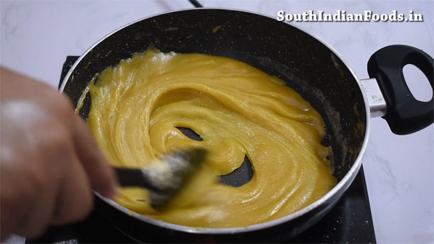 Crispy mysore pak recipe step  15