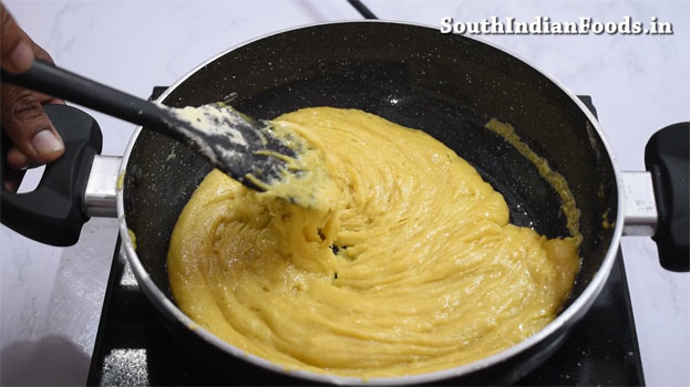 Crispy mysore pak recipe step  16