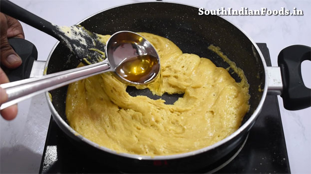 Crispy mysore pak recipe step  17