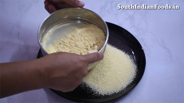 Crispy mysore pak recipe step 2