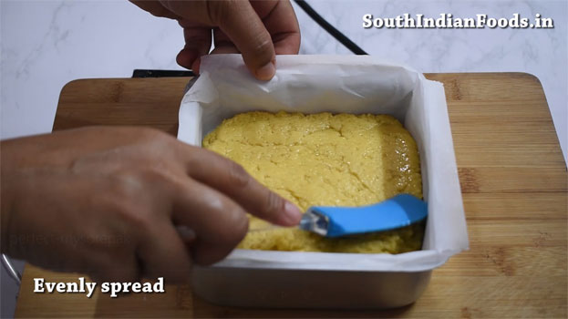 Crispy mysore pak recipe step 20