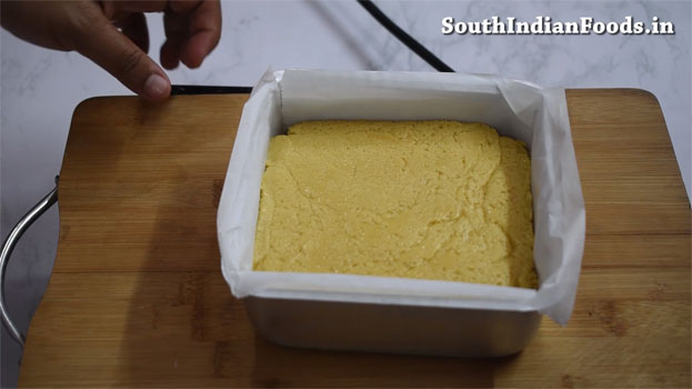 Crispy mysore pak recipe step 21
