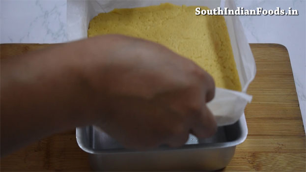 Pista Badam Burfi recipe step 22