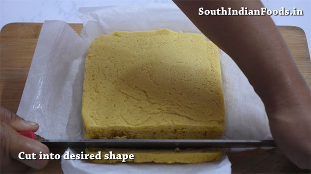 Crispy mysore pak recipe step  23