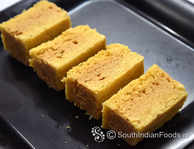 Crispy mysore pak recipe step  18