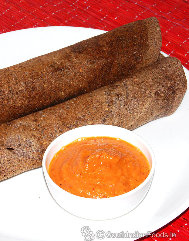 Instant finger millet dosa